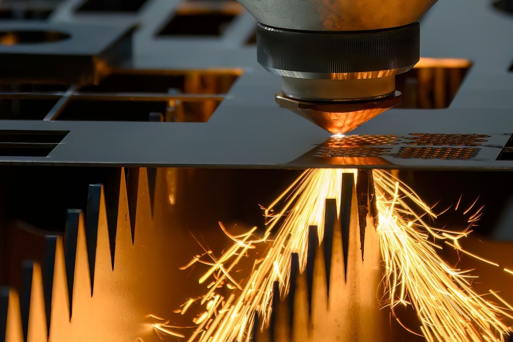 CNC laser cutting of sheet metal components