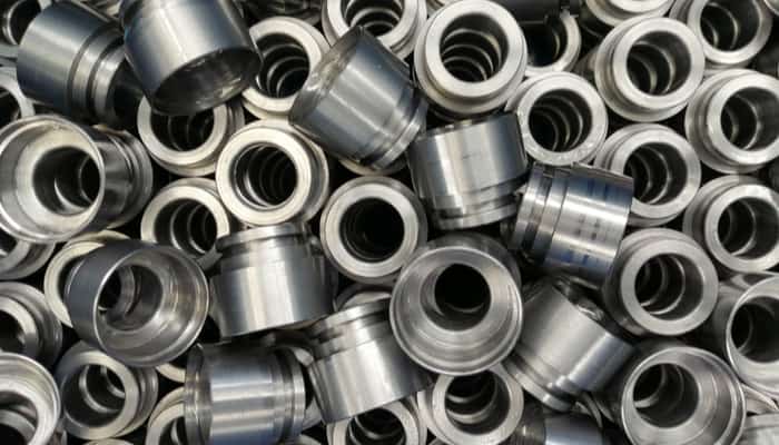 Zinc plating line for industrial metal parts